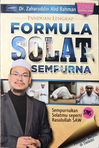 Panduan Lengkap Formula Solat Sempurna